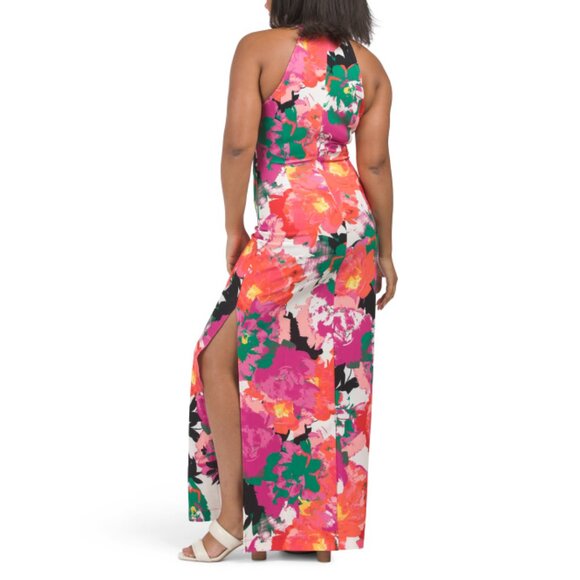 RACHEL RACHEL ROY Pink Multi Harland Floral Gown - Picture 2 of 2